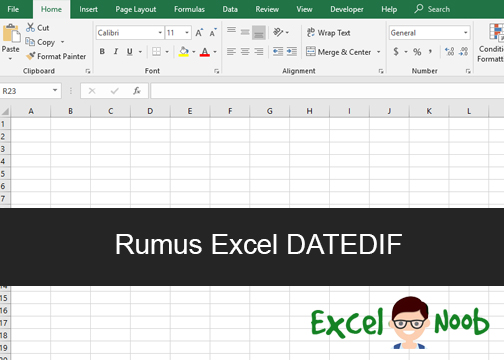 Rumus Excel Datedif